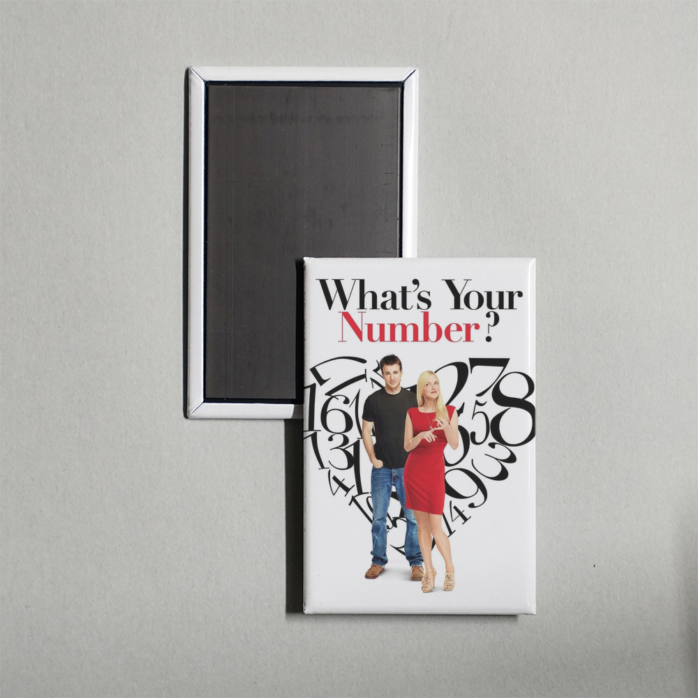 What's Your Number Mini Movie Fridge Magnet