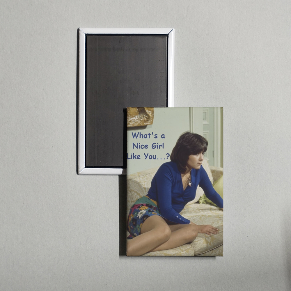 What's a Nice Girl Like You... Mini Movie Fridge Magnet