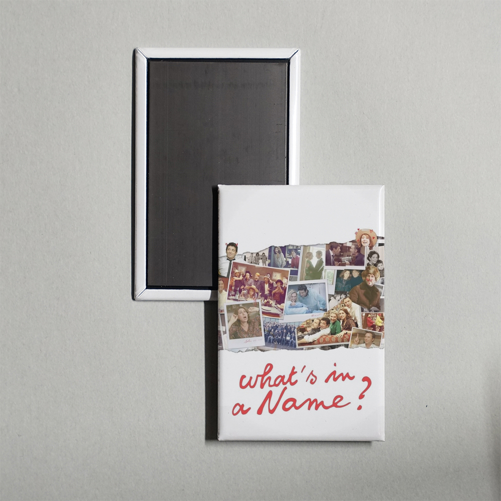 What's in a Name Mini Movie Fridge Magnet