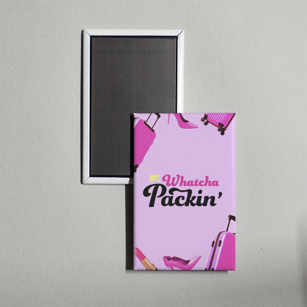 Whatcha Packin' TV Show Fridge Magnet