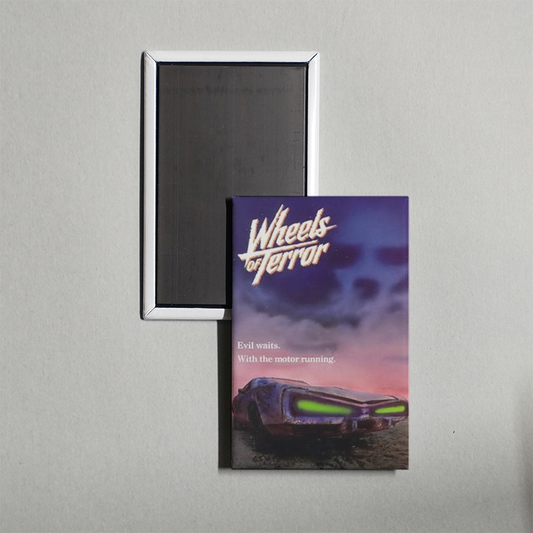 Wheels of Terror Mini Movie Fridge Magnet