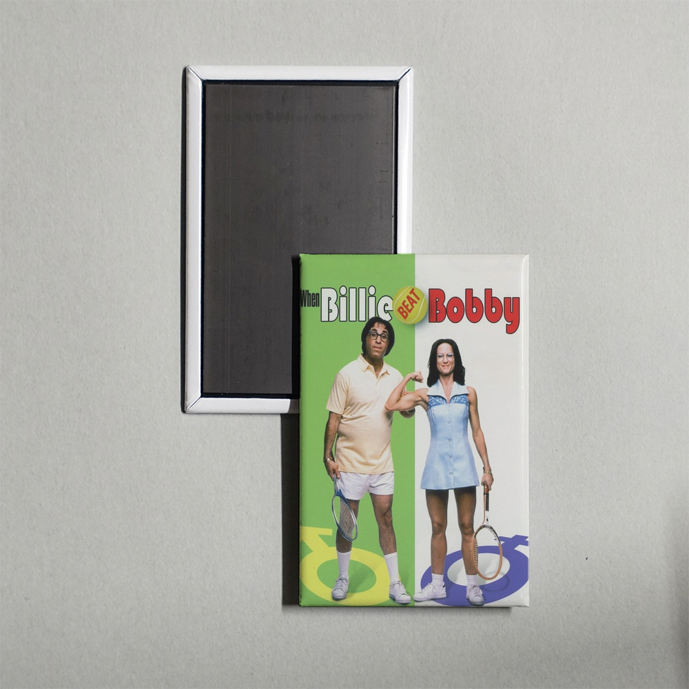 When Billie Beat Bobby Mini Movie Fridge Magnet