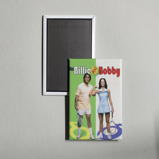 When Billie Beat Bobby Mini Movie Fridge Magnet