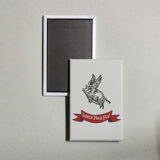 When Pigs Fly Mini Movie Fridge Magnet