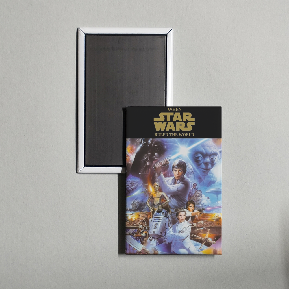 When Star Wars Ruled the World Mini Movie Fridge Magnet