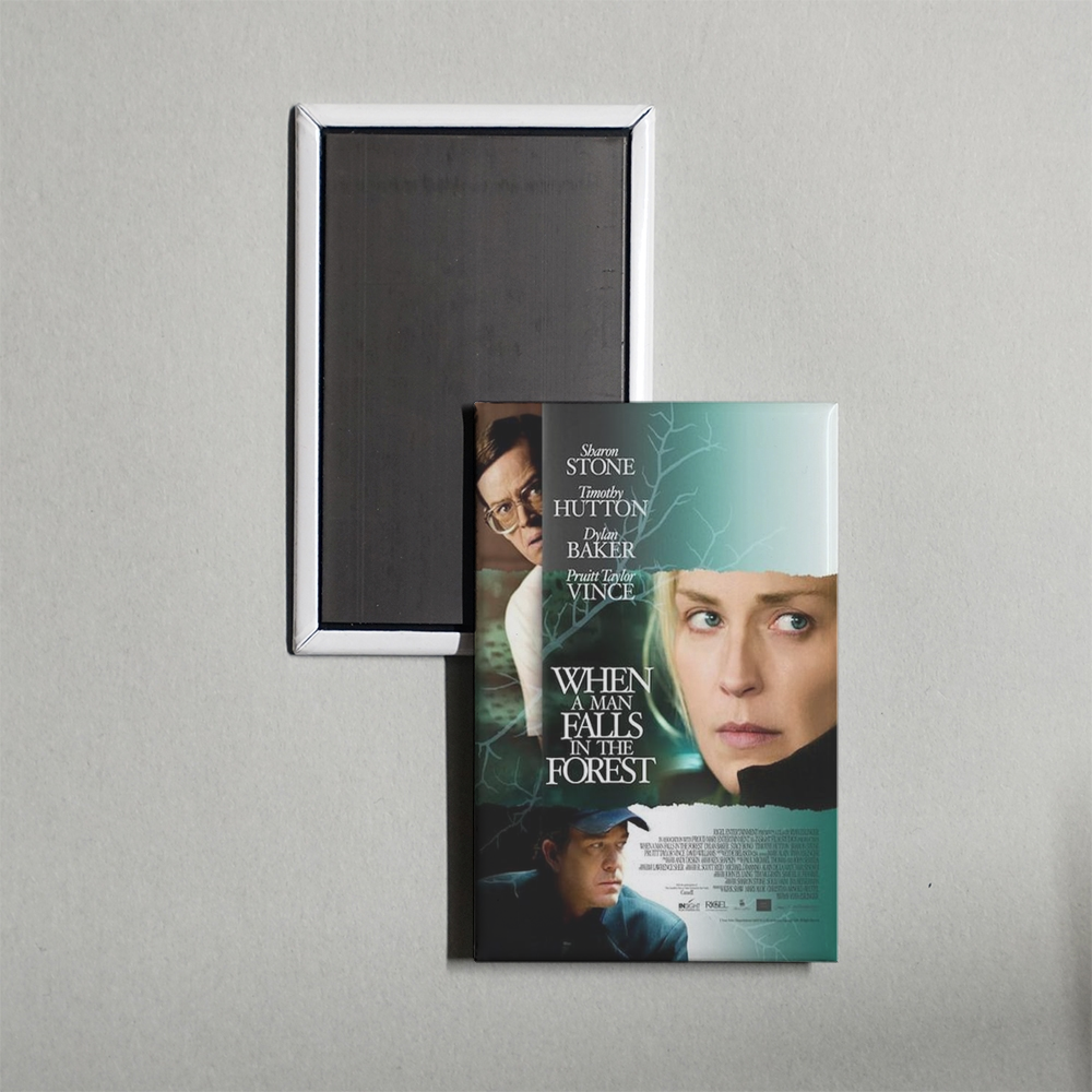 When a Man Falls Mini Movie Fridge Magnet
