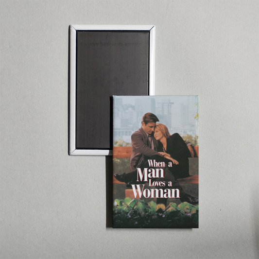 When a Man Loves a Woman Mini Movie Fridge Magnet