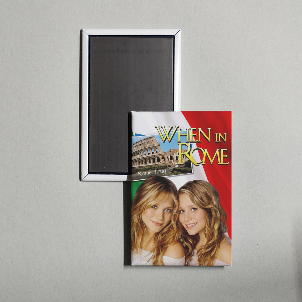 When in Rome Mini Movie Fridge Magnet