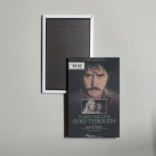 When the Line Goes Through Mini Movie Fridge Magnet