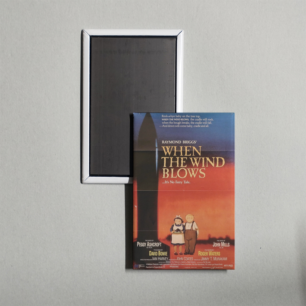 When the Wind Blows Mini Movie Fridge Magnet