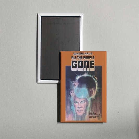 Where Have All the People Gone Mini Movie Fridge Magnet