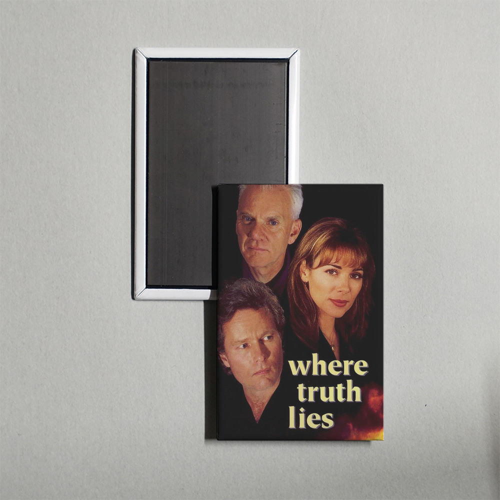 Where Truth Lies Mini Movie Fridge Magnet