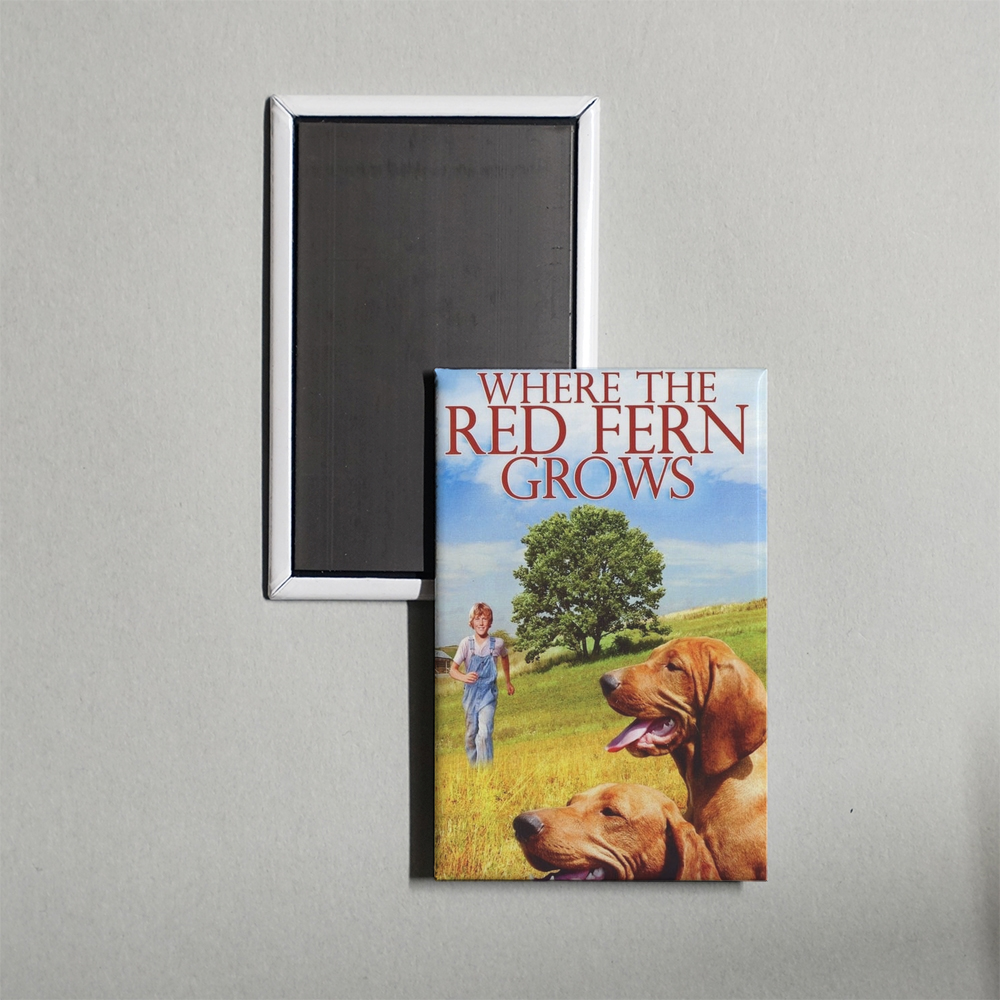Where the Red Fern Grows Mini Movie Fridge Magnet