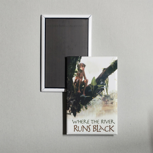 Where the River Runs Black Mini Movie Fridge Magnet