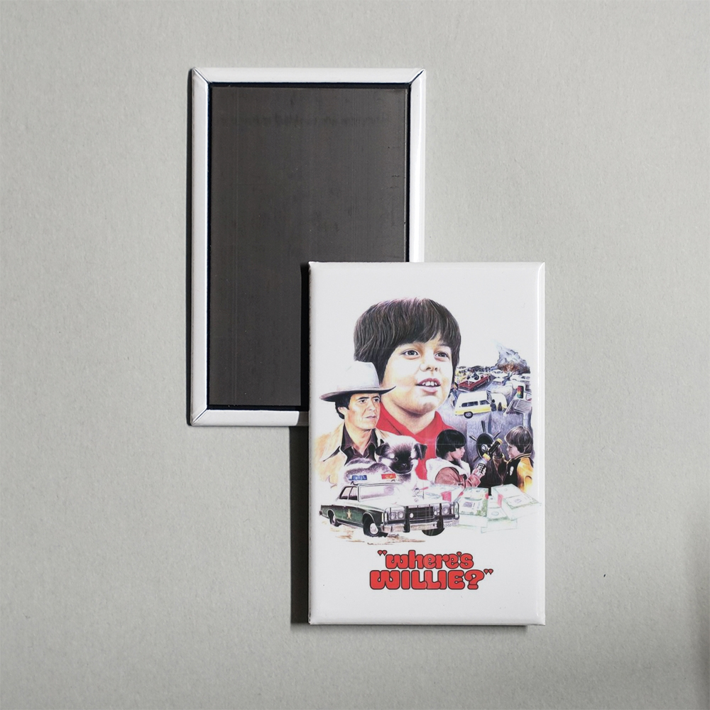 Where's Willie Mini Movie Fridge Magnet