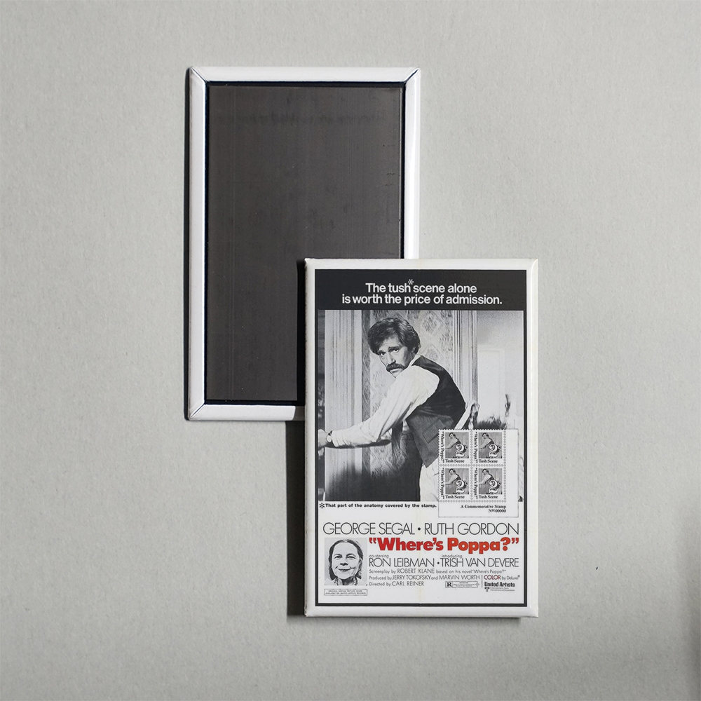 Whereâ€™s Poppa Mini Movie Fridge Magnet