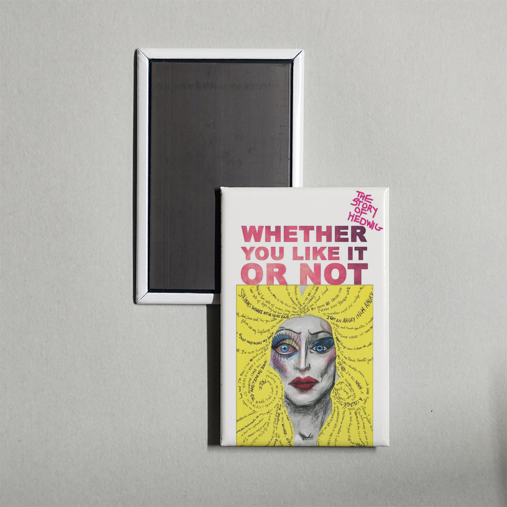 Whether You Like It or Not The Story of Hedwig Mini Movie Fridge Magnet