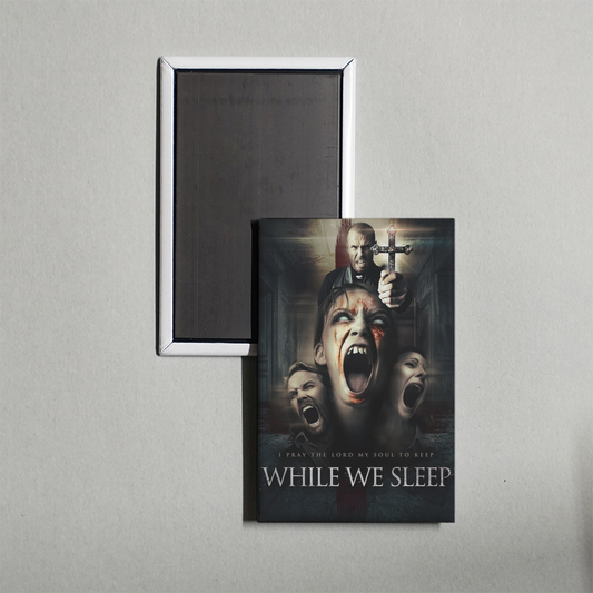 While We Sleep Mini Movie Fridge Magnet