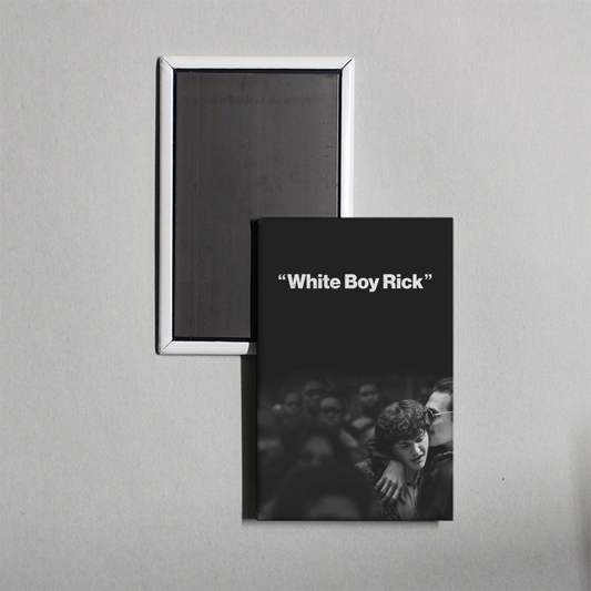 White Boy Rick Mini Movie Fridge Magnet