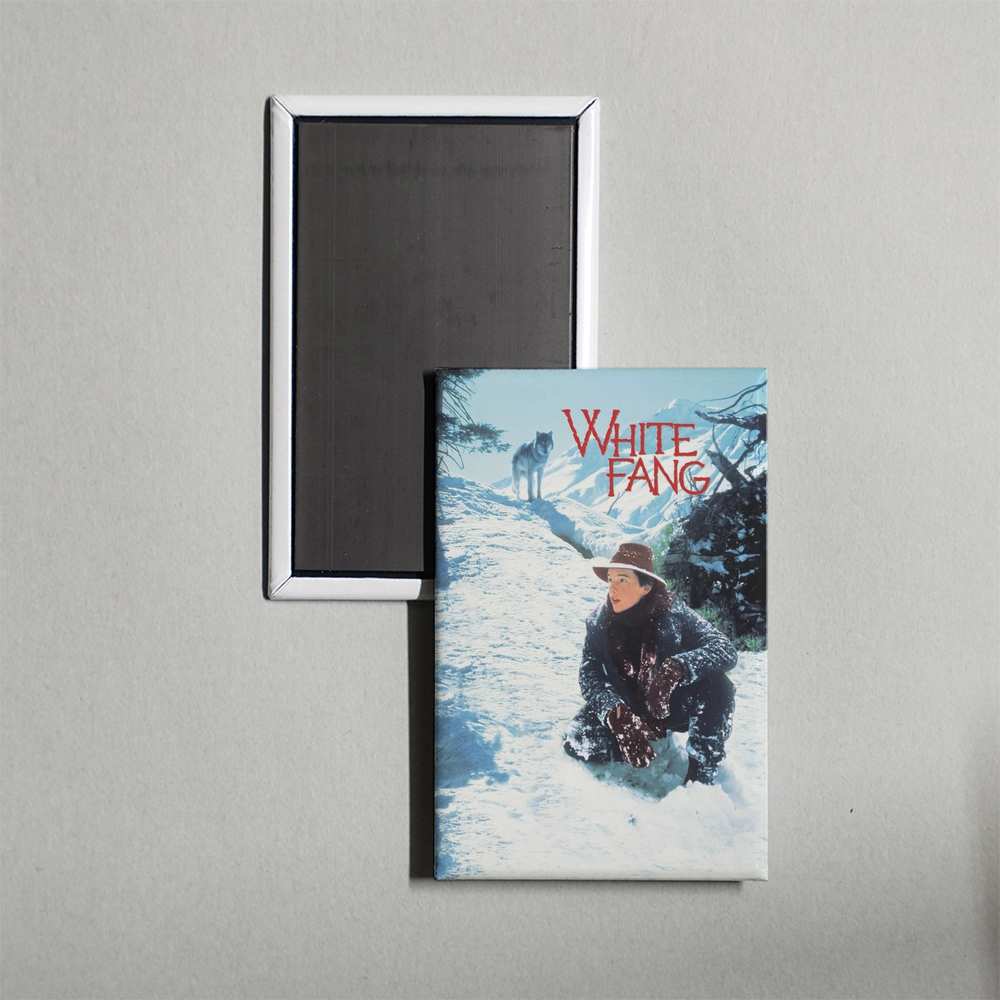 White Fang Mini Movie Fridge Magnet