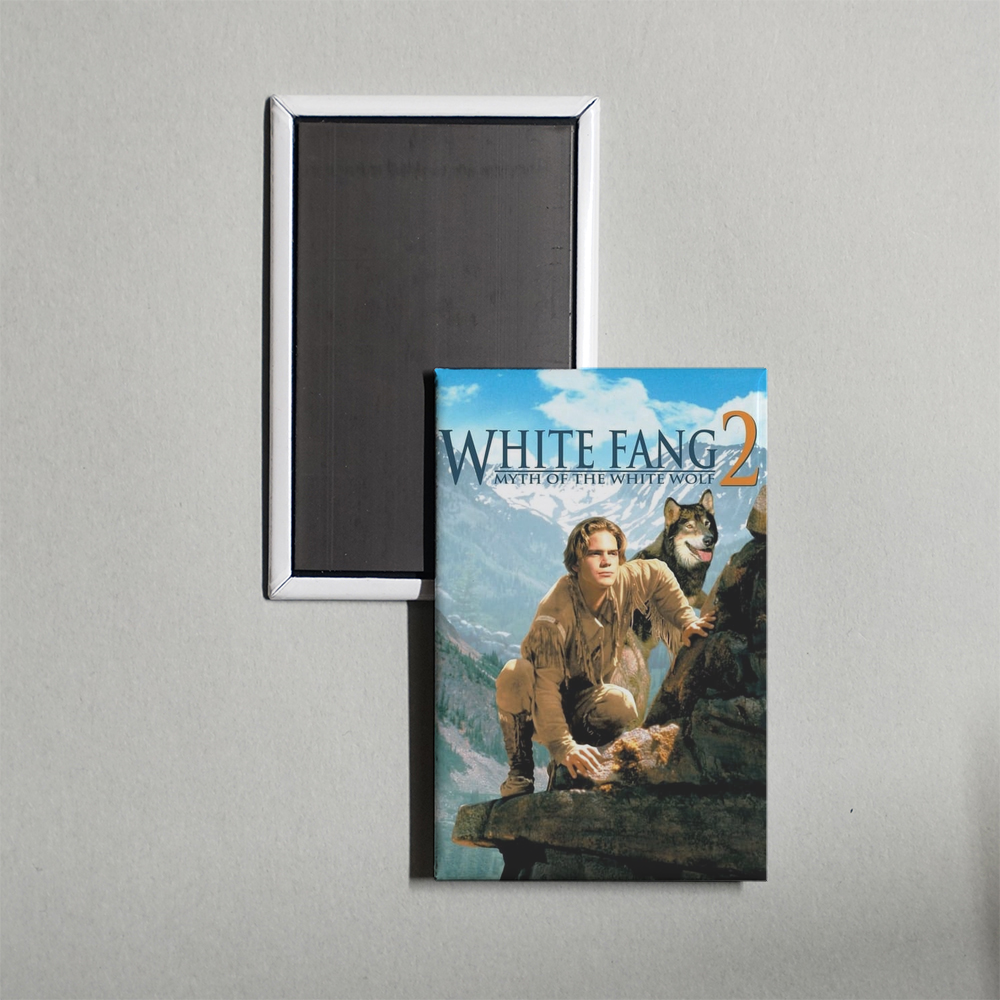 White Fang 2 Myth of the White Wolf Mini Movie Fridge Magnet