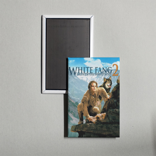 White Fang 2 Myth of the White Wolf Mini Movie Fridge Magnet
