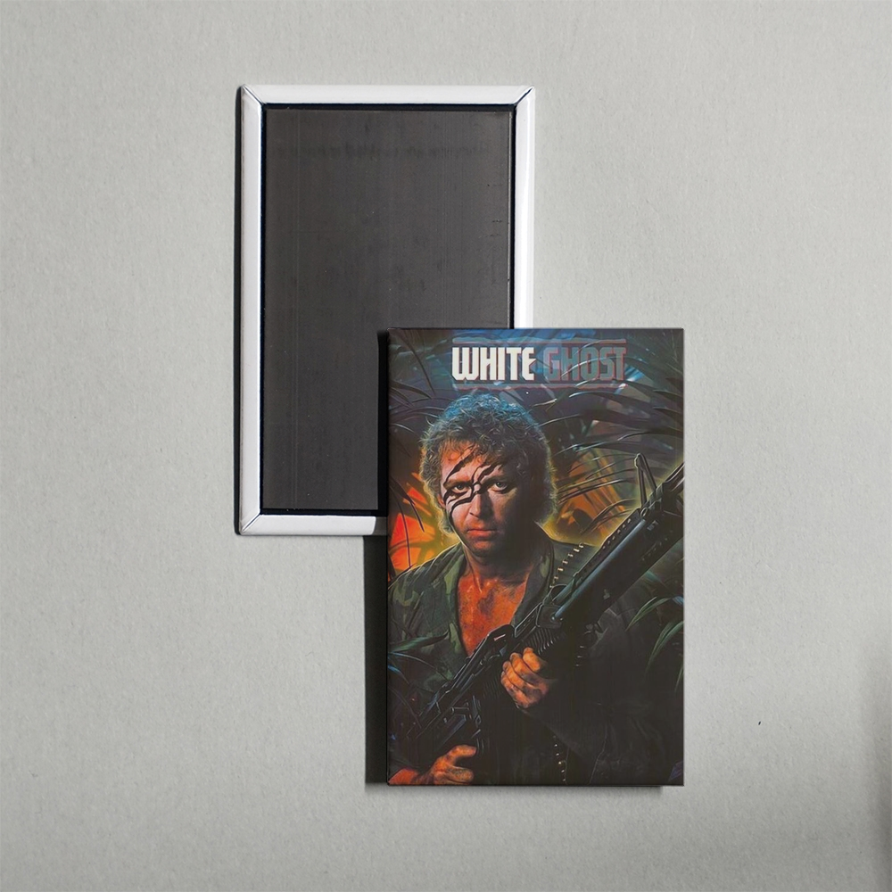 White Ghost Mini Movie Fridge Magnet