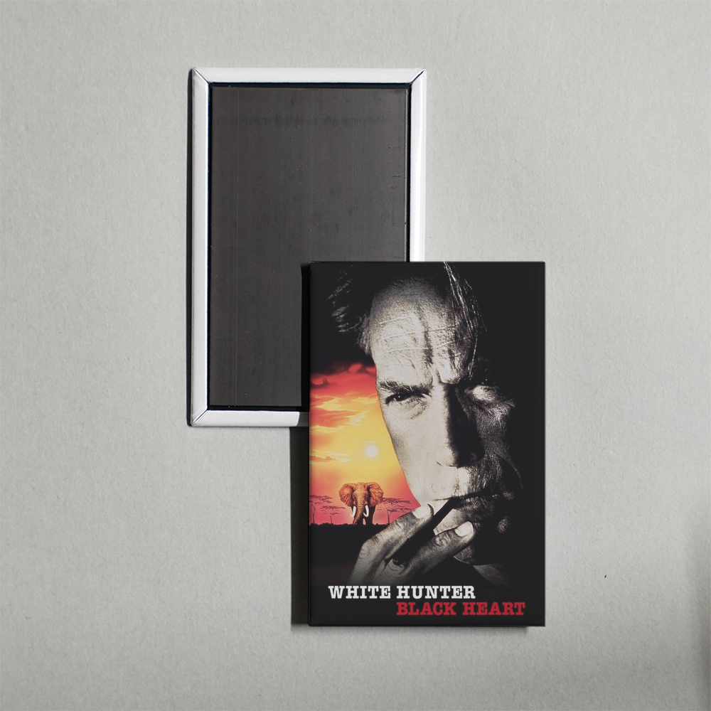 White Hunter, Black Heart Mini Movie Fridge Magnet