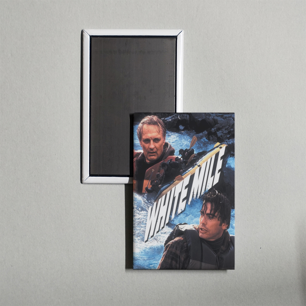White Mile Mini Movie Fridge Magnet