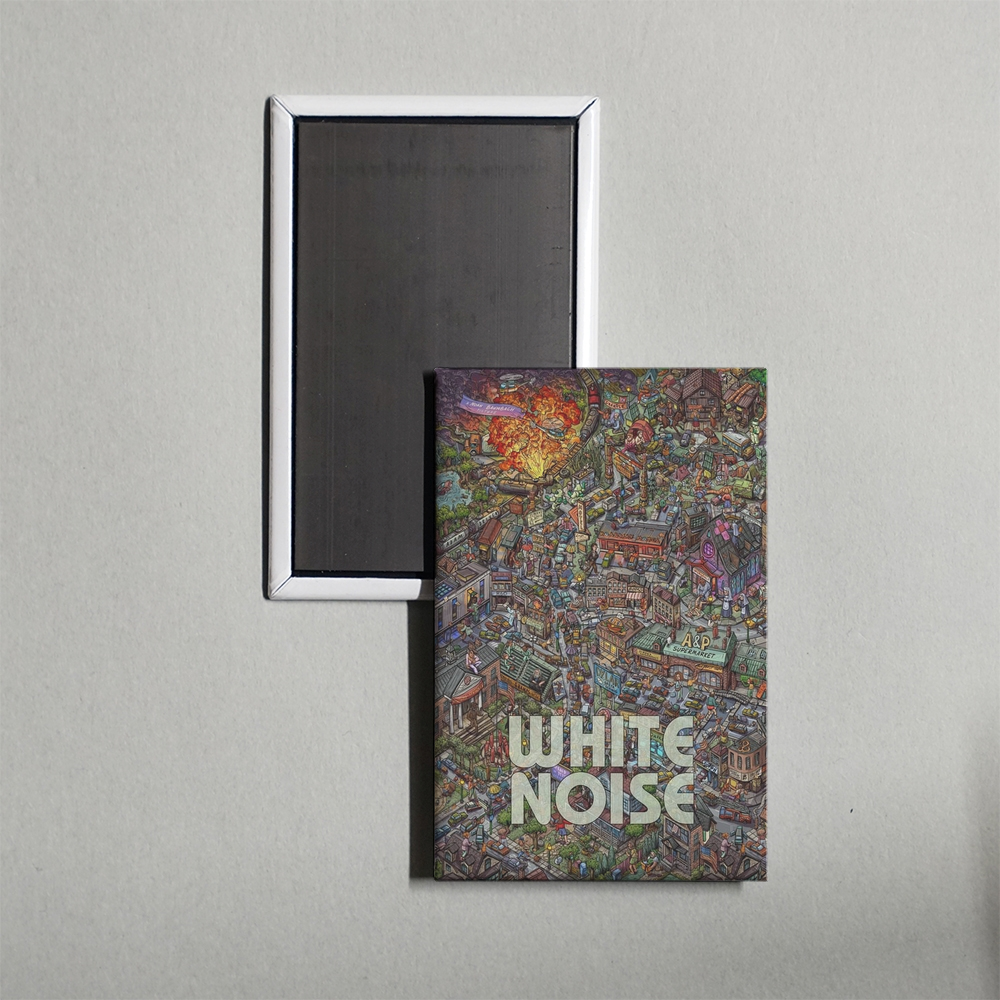 White Noise Mini Movie Fridge Magnet