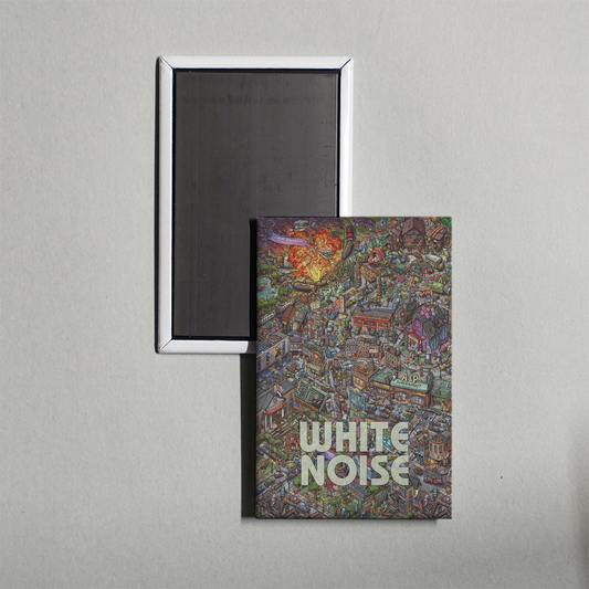 White Noise Mini Movie Fridge Magnet