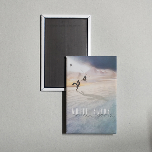 White Sands Mini Movie Fridge Magnet