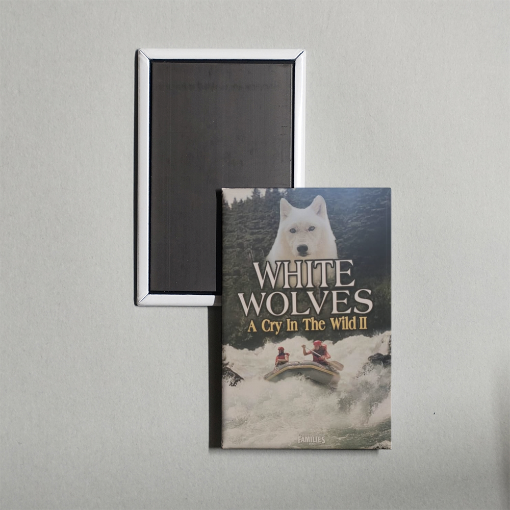 White Wolves - A Cry in the Wild II Mini Movie Fridge Magnet