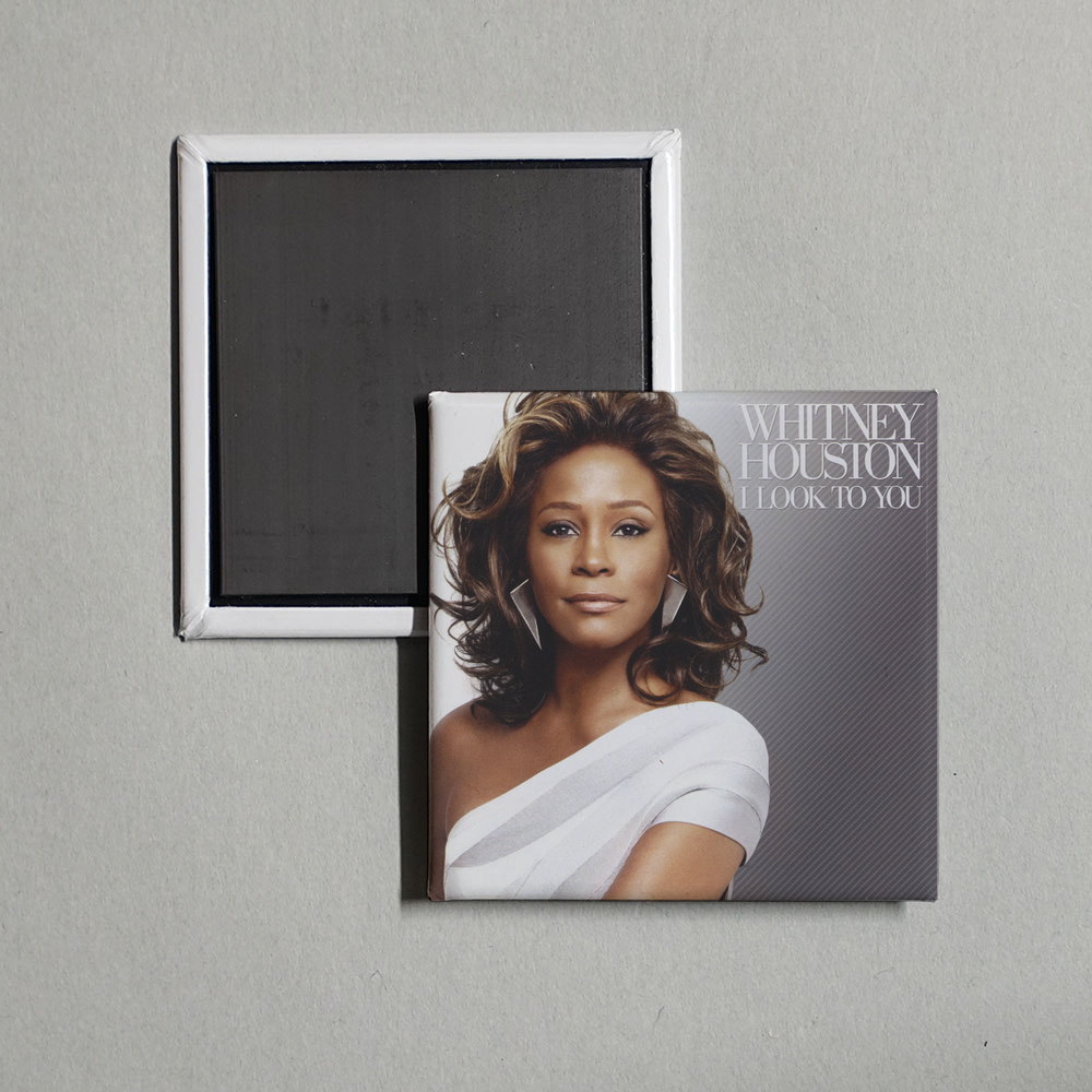 Whitney Houston - I Look To You Album Cover Fridge Magnet