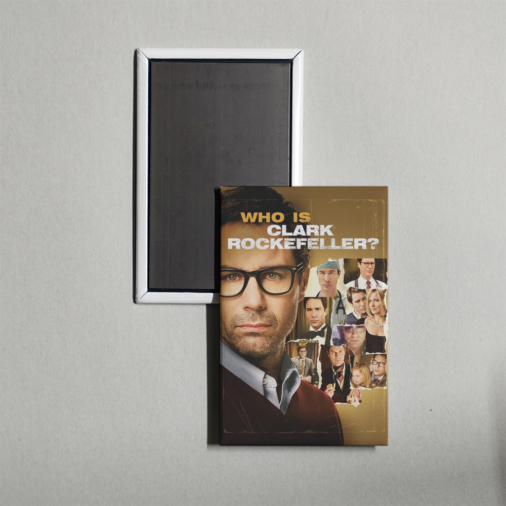 Who Is Clark Rockefeller Mini Movie Fridge Magnet