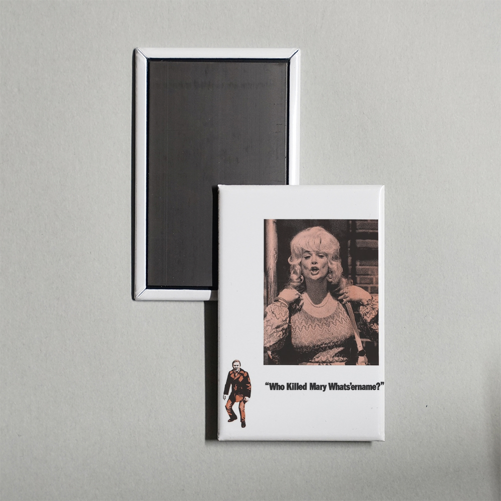 Who Killed Mary Whats'ername Mini Movie Fridge Magnet