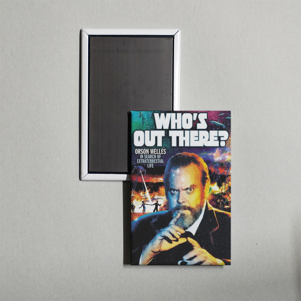 Who's Out There Mini Movie Fridge Magnet