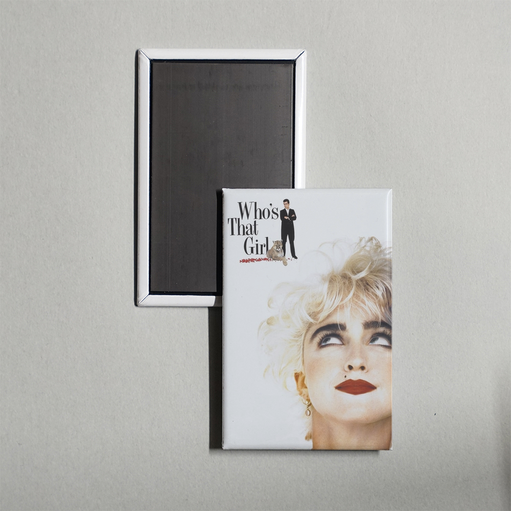 Who's That Girl Mini Movie Fridge Magnet