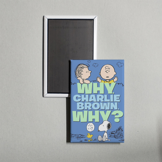 Why, Charlie Brown, Why Mini Movie Fridge Magnet