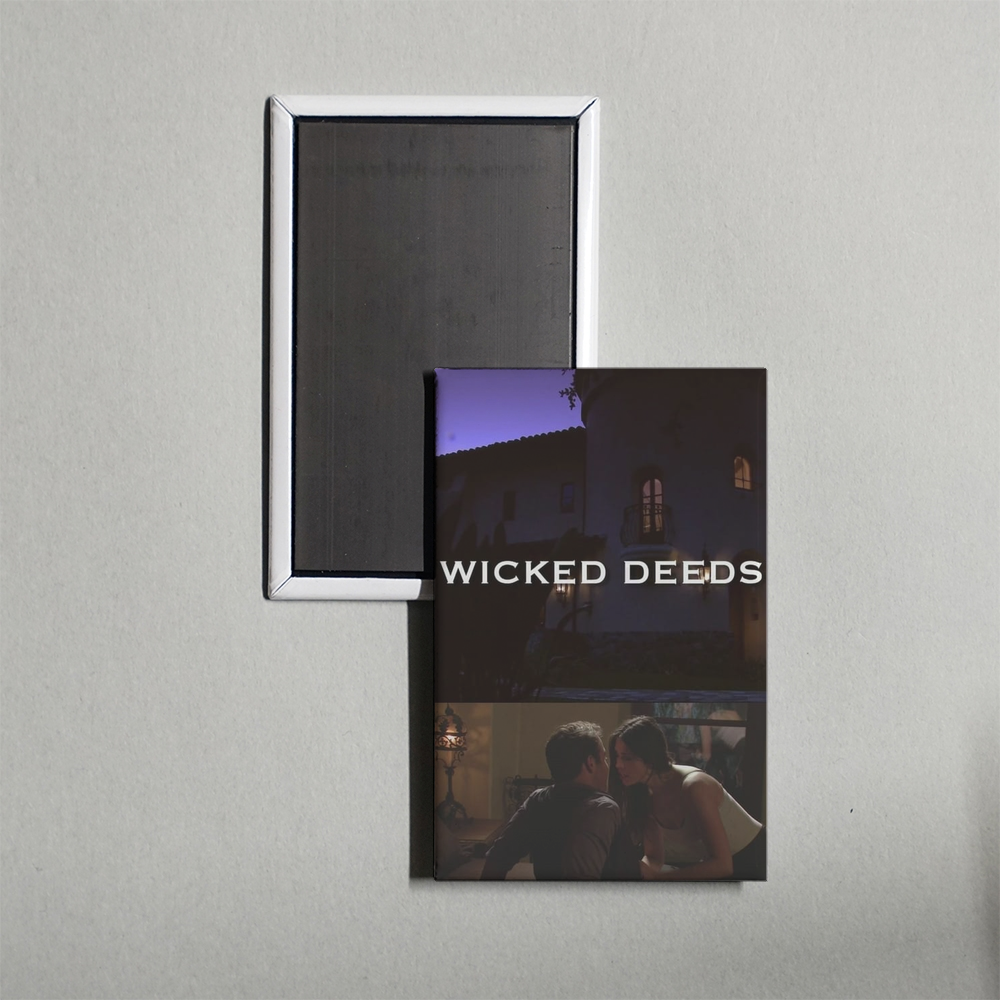 Wicked Deeds Mini Movie Fridge Magnet