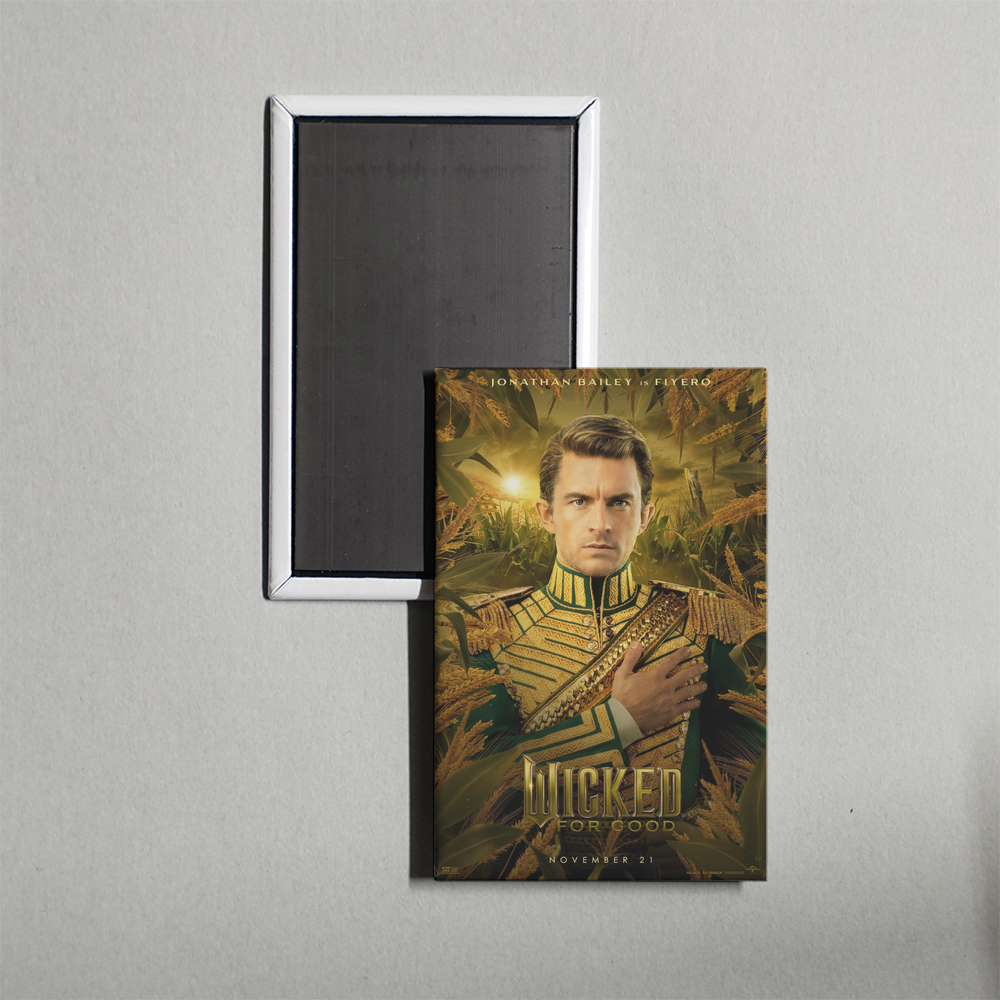 Wicked Jonathan Bailey Mini Movie Fridge Magnet