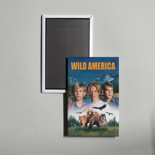 Wild America Mini Movie Fridge Magnet