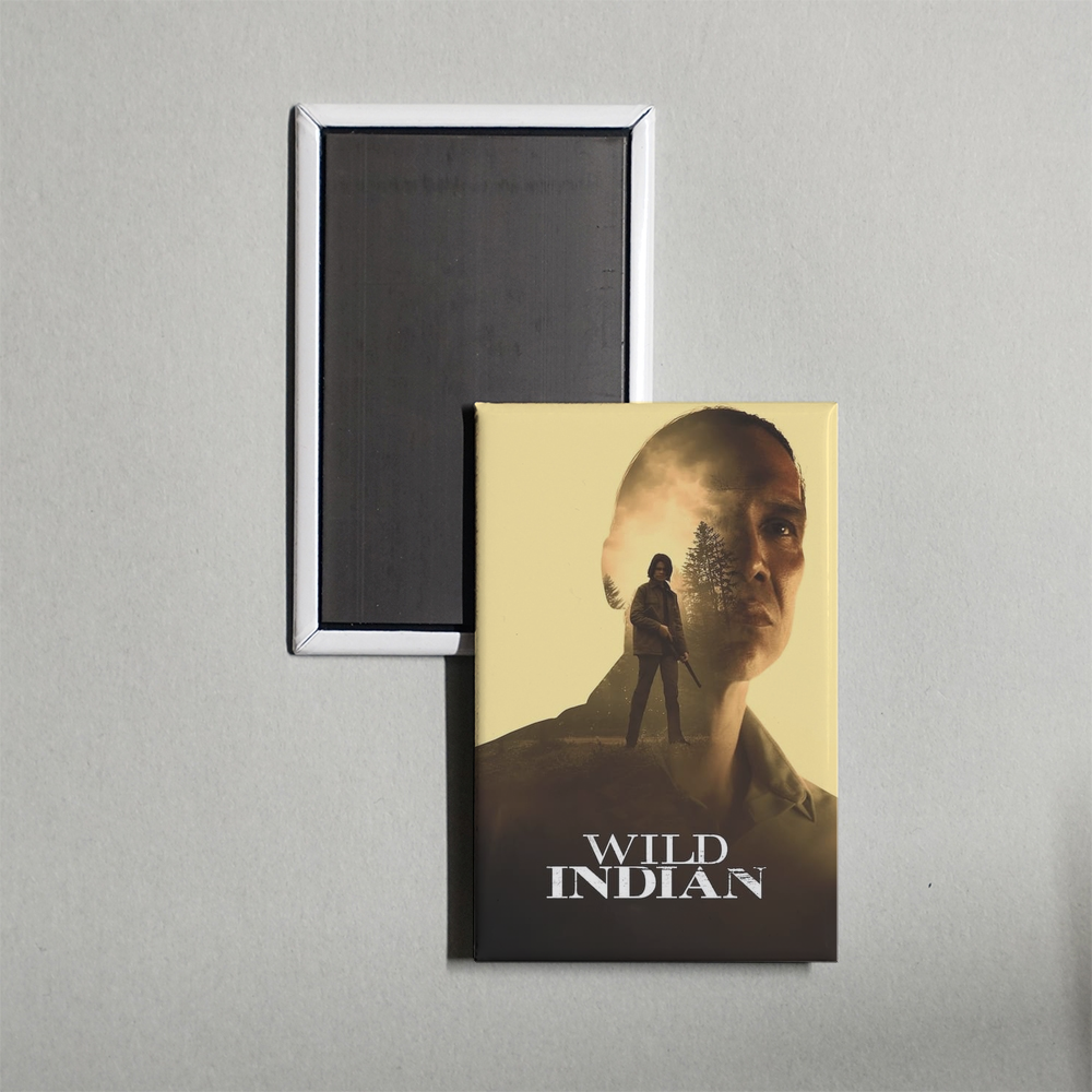 Wild Indian Mini Movie Fridge Magnet