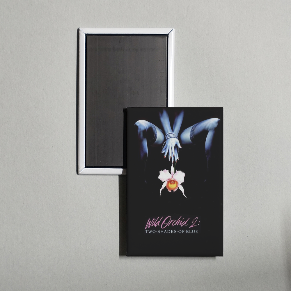 Wild Orchid II Two Shades of Blue Mini Movie Fridge Magnet