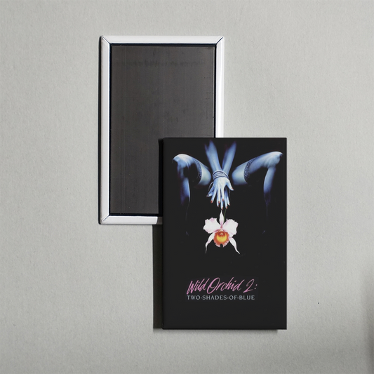Wild Orchid II Two Shades of Blue Mini Movie Fridge Magnet