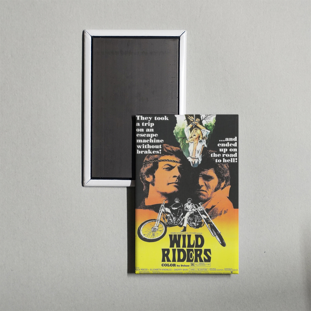 Wild Riders Mini Movie Fridge Magnet