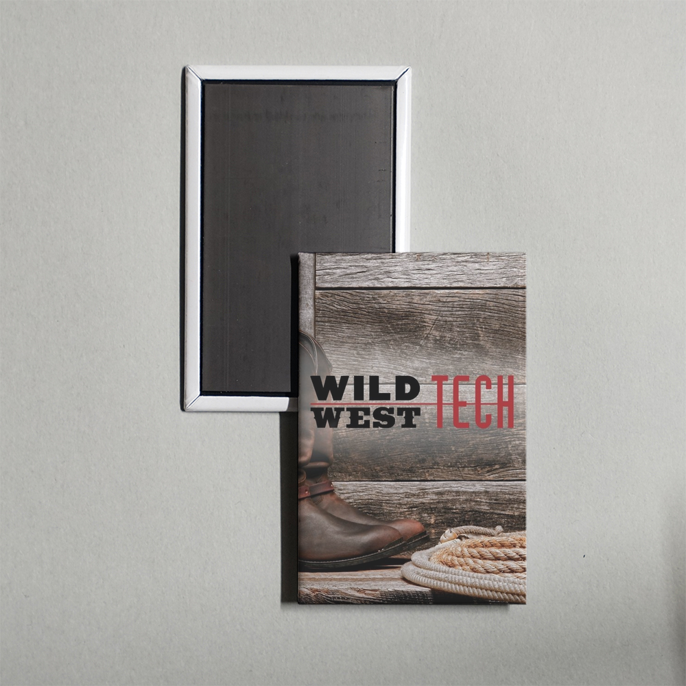 Wild West Tech TV Show Fridge Magnet
