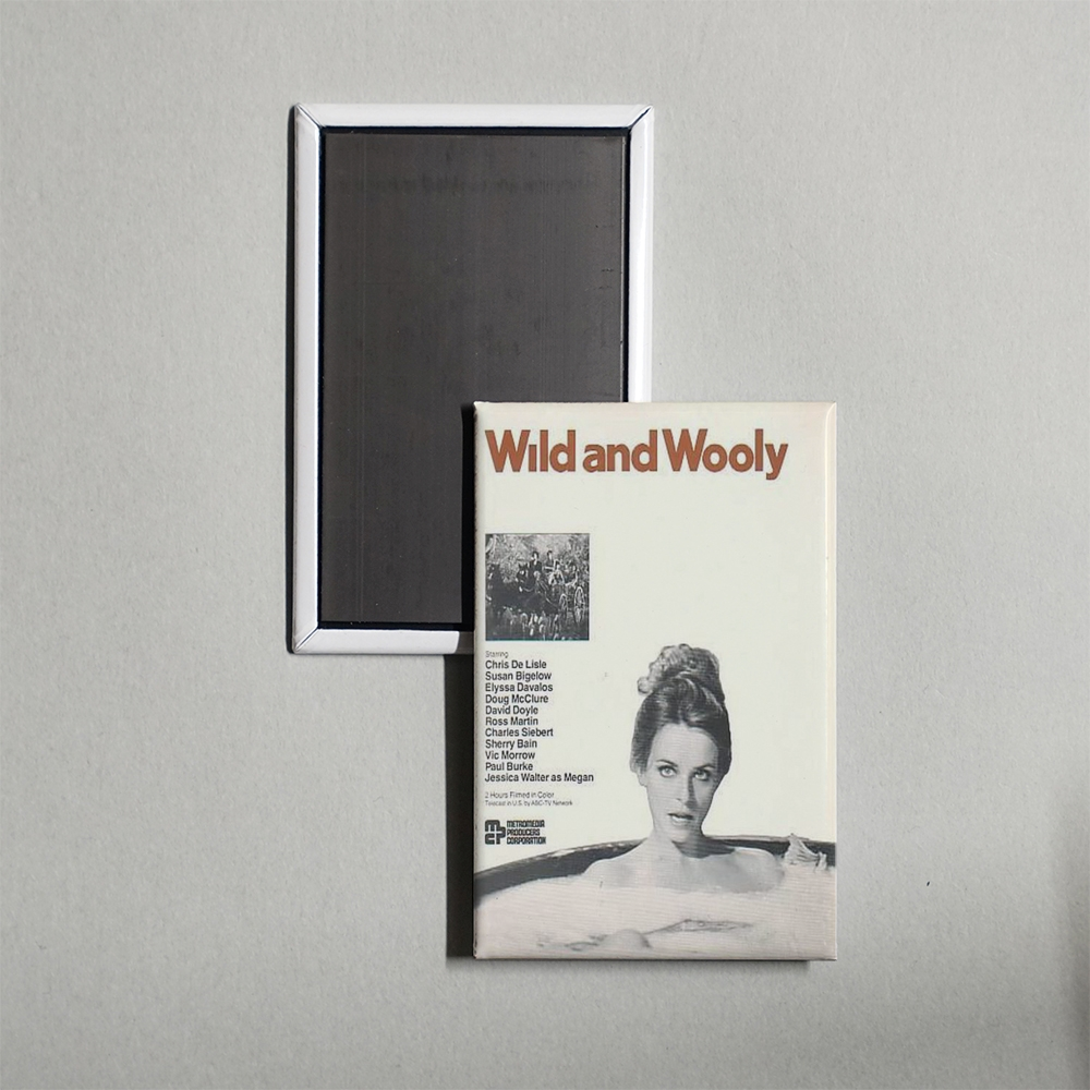 Wild and Wooly Mini Movie Fridge Magnet