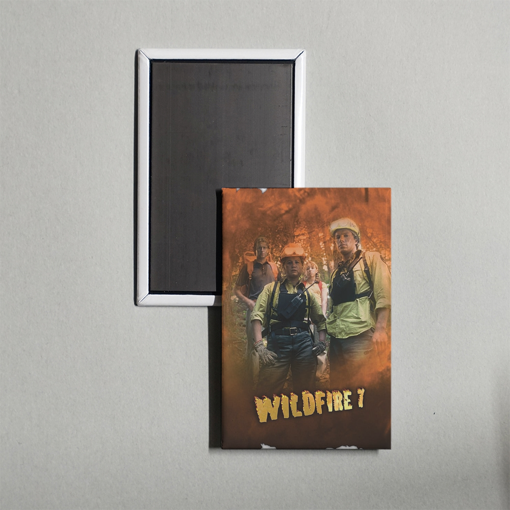 Wildfire 7 The Inferno Mini Movie Fridge Magnet