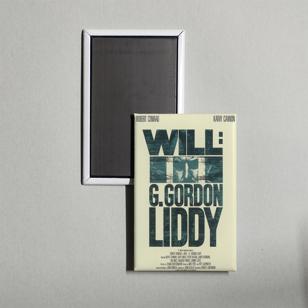 Will G. Gordon Liddy Mini Movie Fridge Magnet